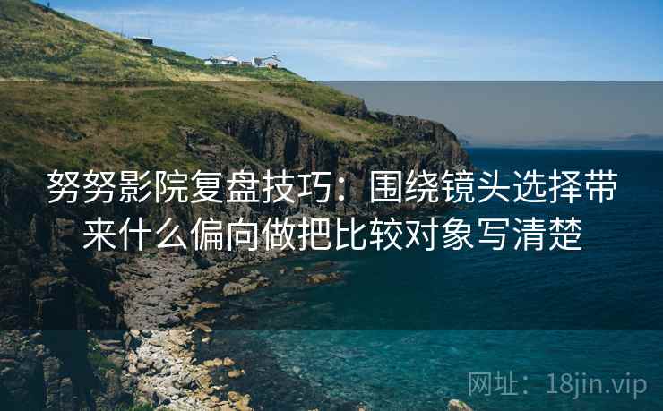 努努影院复盘技巧：围绕镜头选择带来什么偏向做把比较对象写清楚