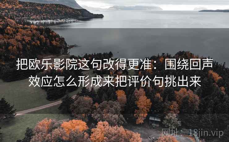 把欧乐影院这句改得更准：围绕回声效应怎么形成来把评价句挑出来